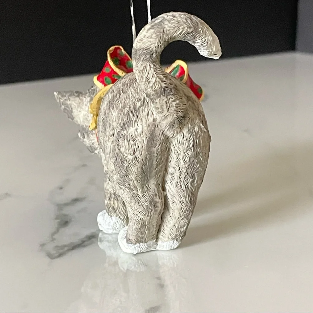 Cat with Bow Ornament by Mary Engelbreit